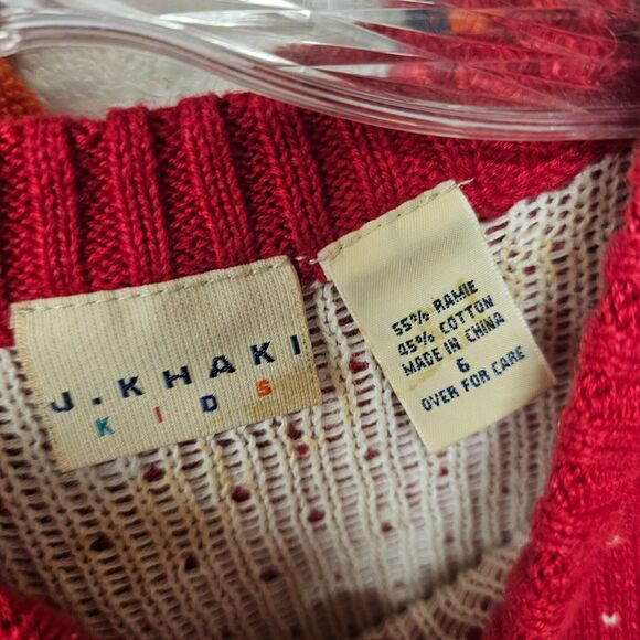 Lot Of 6 Boy's Size 6-7 Tops Quarter Zip Sweater Vest and Polo Sweaters Y2K - Picture 6 of 9